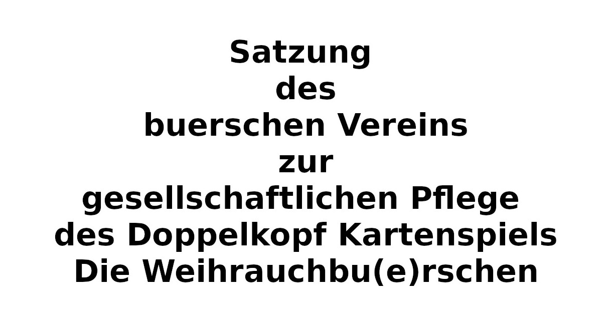 Satzung